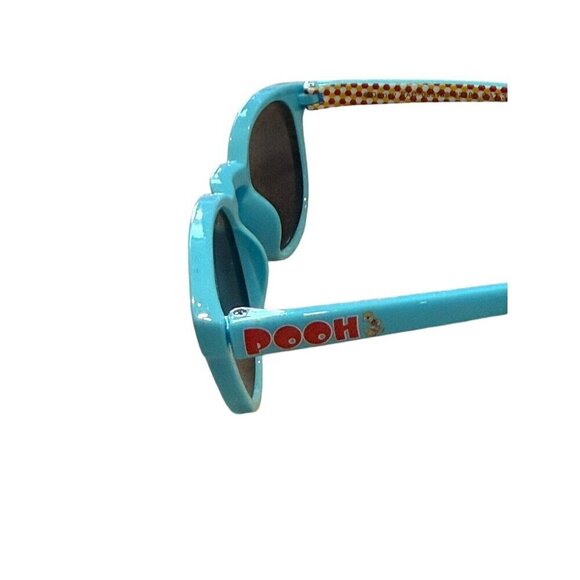 Disney Kid's Winnie the Pooh Blue Sunglasses Eyewear Dots Pooh Head NEW 5" - Picture 7 of 7